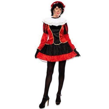 Pietjurkje met petticoat rood, Verzenden, Nieuw, Feestartikel