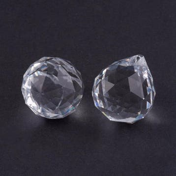 1 x Schitterende kristal suncatcher druppel 20 x 23mm, Ophalen of Verzenden, Nieuw, Kraal