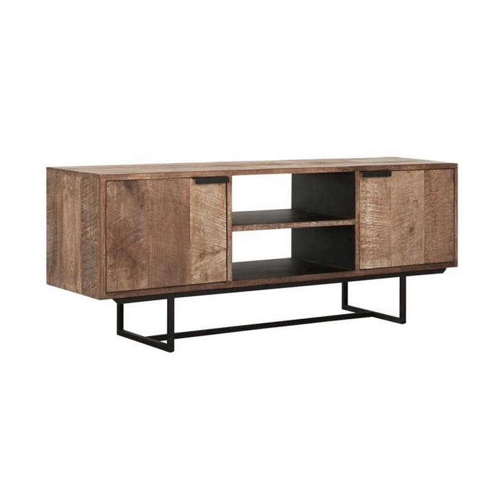*WOONWINKEL* DTP Home Odeon TV-meubel Teak Hout 150 Cm, Huis en Inrichting, Kasten | Televisiemeubels, Nieuw, Verzenden