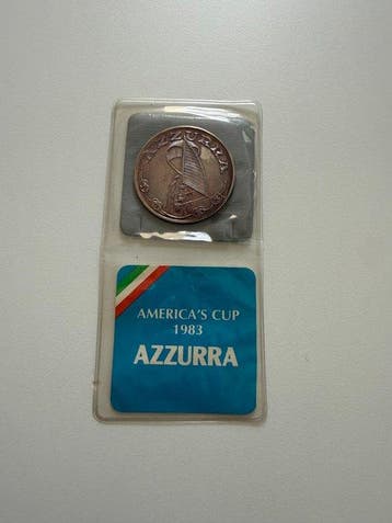 Italië. Medal 1983 Americas Cup - 1/2 Oz Ag (Zonder