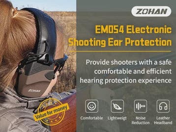 ZOHAN Elektronische Gehoorbescherming Oorkappen - Automatisc, Verzenden, Nieuw