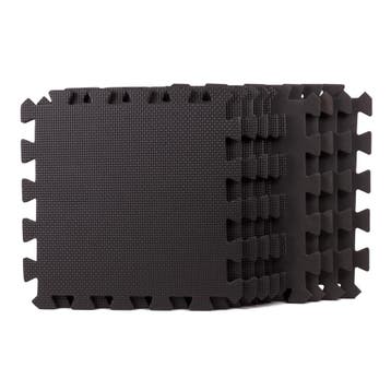 Benson Zwarte puzzel vloertegels - anti-slip - weerbesten..., Ophalen of Verzenden, Nieuw