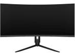 Peaq - 2K UltraWide QHD  Monitor - 34 inch, Computers en Software, Monitoren, Verzenden, In hoogte verstelbaar, VA, Nieuw
