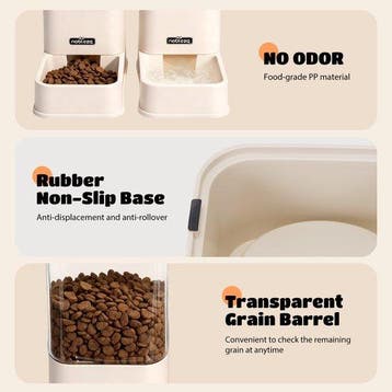 Automatische voerbak kat en hond - Voerautomaat - Voerdispen, Dieren en Toebehoren, Kattenvoerbakken en Drinkbakken, Verzenden