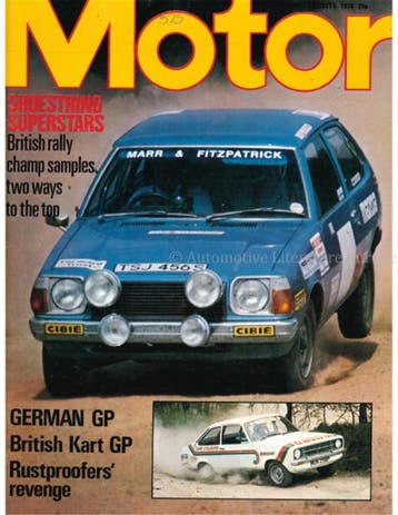 1978 MOTOR MAGAZINE 3956 ENGELS, Boeken, Auto's | Folders en Tijdschriften, Nieuw, Author
