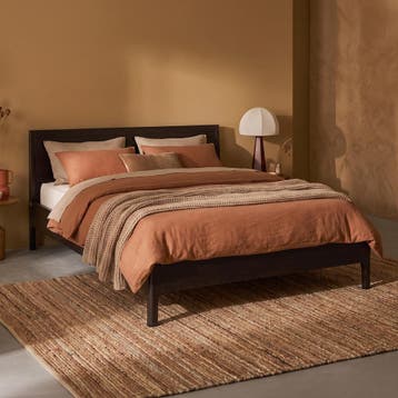 *WOONWINKEL* Kare Design Brooklyn Walnut Walnoot Bed Massief, Verzenden, Nieuw, Bruin