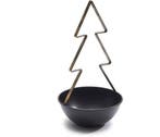 Metalen Frame Schaal Brush met kerstboom Ø15 cm, Ophalen of Verzenden, Nieuw