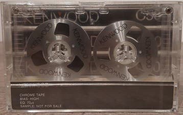 Kenwood - C50 Chrome Position Type II Lege audiocassette, Nieuw
