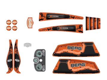 BERG Stickerset X-Cross voor XL-frame skelter (Skelters), Ophalen of Verzenden, Nieuw