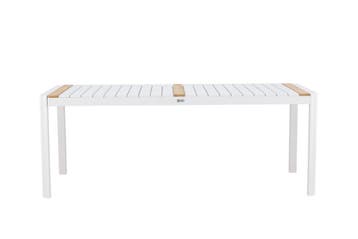 Tuintafel  Pim  Wit   Teak  200*100cm  The Outsider, Verzenden, Nieuw