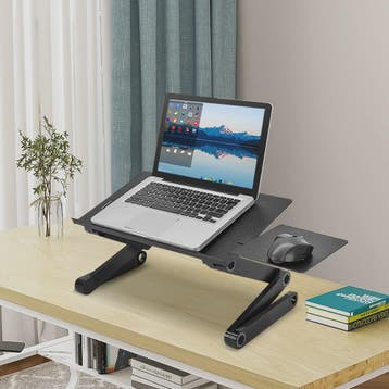 Verstelbare Laptoptafel 360° Draaibaar - Ideaal voor Bed, Ba, Verzenden, Nieuw
