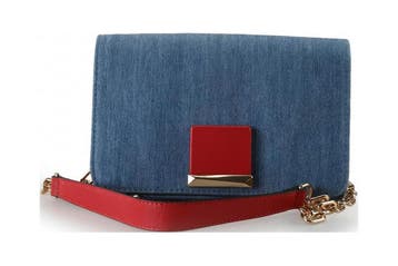 Roberto Festa Clutch Blauw, Verzenden, Zo goed als nieuw, Blauw