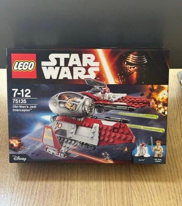 Lego Set - 75135 - Star Wars - Obi-Wans Jedi Interceptor, Kinderen en Baby's, Speelgoed | Duplo en Lego, Nieuw