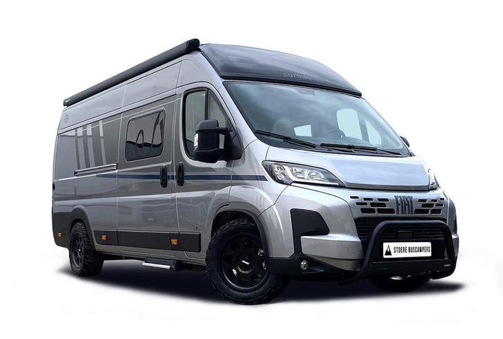 Stoere Buscamper huren | aut.| lengtebed | e-Bike, Caravans en Kamperen, Verhuur