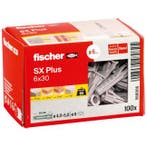 Spreidplug | Fischer | 100 stuks (6x30), Verzenden, Nieuw