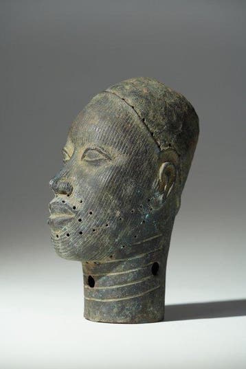 Een bronzen hoofd - Ife - Nigeria