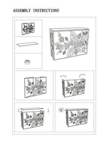 CONSOLE GLAM DONKER CM 111,8X41,9X80 - 1425520000, Ophalen of Verzenden, Nieuw