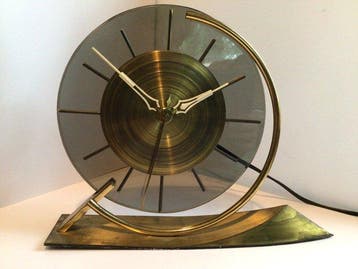 Klok - Jakob Palmtag - Messing, rookglas - 1950-1960 -