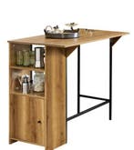 Industriële Bartafel met Opbergruimte – 120×95 cm, Verzenden, Nieuw