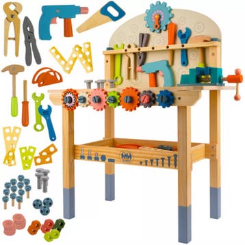 Kruzzel speelgoedwerkbank voor kinderen – 3in1 met g, Ophalen of Verzenden, Nieuw