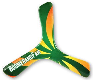 Boomerang Fan boemerang Storm recht van €22,50 voor €11,25, Ophalen of Verzenden, Nieuw