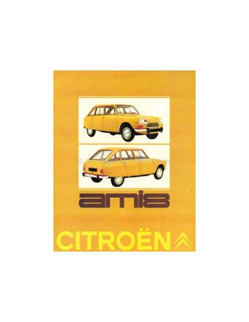 1969 CITROËN AMI 8 BROCHURE NEDERLANDS, Nieuw, Author