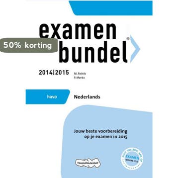 Nederlands / Havo 2014/2015 / Examenbundel - P. Merkx, Verzenden, Gelezen, P. Merkx