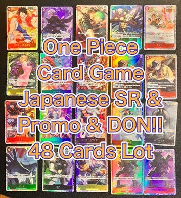 Bandai - 48 Card - One Piece - Japanese SR & Promo & DON!!, Nieuw