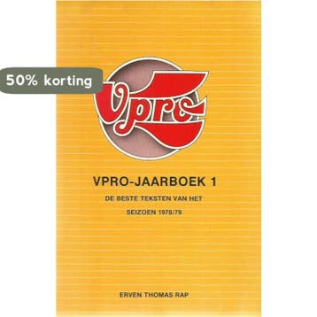 1 1978-79 Vpro jaarboek - Kooyman 9789060051689, Verzenden, Gelezen, Kooyman