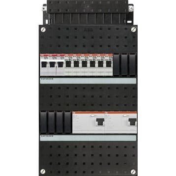 ABB groepenkast 3-fase, 6 groepen, 2 Aardlekschakelaars 4-P,, Ophalen of Verzenden, Nieuw