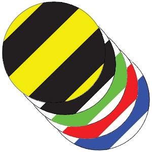 Stip gestreept - Polyvinylchloride (PVC) - 0,99 mm - Binnen, Zakelijke goederen, Kantoor en Winkelinrichting | Magazijn, Stelling en Opslag