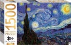 Hinkler puzzel 1500 stukjes - Starry Night - Van Gogh, Verzenden, Nieuw