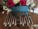 Christofle modèle Godron - Tafelmessenset (12) - Verzilverd
