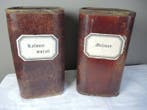 Apotheken Dosen - Pappe, Bakelit - Container (2) - Melisse,