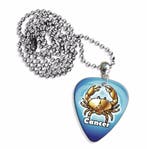 Kreeft plectrum ketting, sleutelhanger of oorbellen, Ophalen of Verzenden, Nieuw