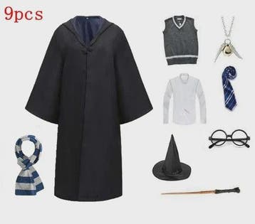Harry Potter Cosplay Kostuum Set - Volwassenen & Kinderen -, Verzenden, Nieuw