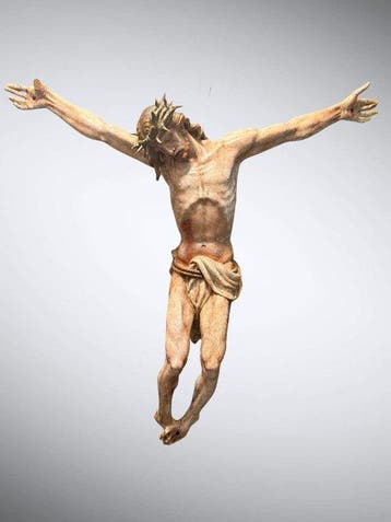 sculptuur, Corpus Christi - 70 cm - Lindehout - 1800