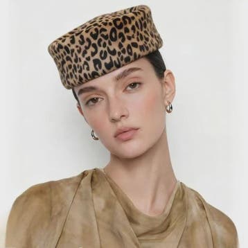 Stijlvolle Dames Baret met Luipaardprint - Mode Hoed voor El, Verzenden, Nieuw