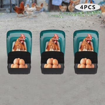 Set van 4 Kippennesten - Plastic Legnesten voor Kippen - 46., Verzenden, Nieuw