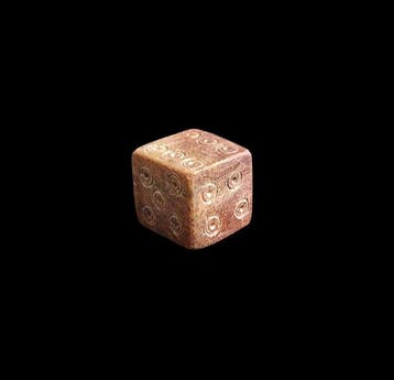Oud-Romeins Been Dobbelstenen Gooien - 11 mm (Zonder