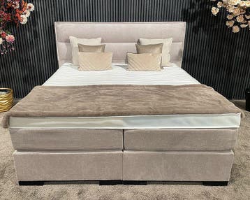 Boxspring Moskou Deluxe - 130 x 190, Nieuw