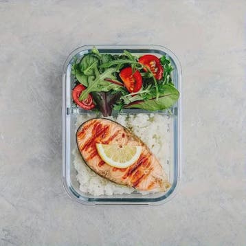 Glazen Lunchbox met 2/3 Compartimenten en Lekvrij Deksel - H, Verzenden, Nieuw
