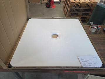 Sanistone Douchebak / Douchevloer 90 x 90 cm  – Vol, Ophalen of Verzenden, Nieuw, Steen, Bad