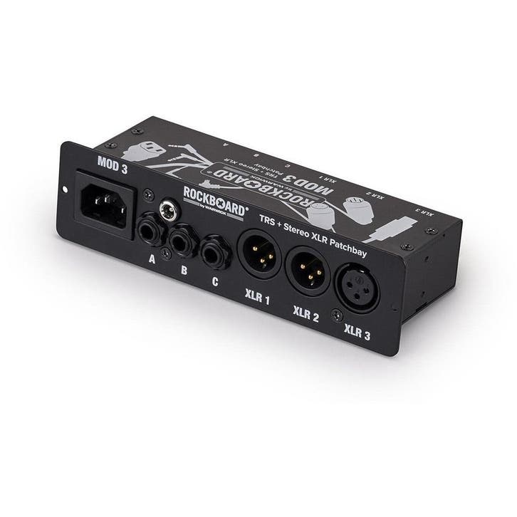 RockBoard MOD 3 V2 TRS en XLR patchbay voor pedalboard, Muziek en Instrumenten, Effecten, Verzenden
