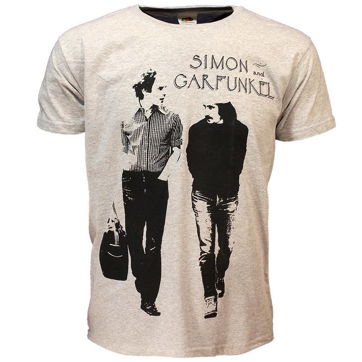 Simon & Garfunkel Walking T-Shirt, Kleding | Heren, T-shirts, Verzenden