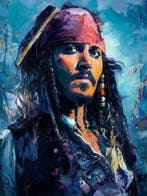 Canvas Fit - Alberto Ricardo - Jack Sparrow. El Capitan, Verzamelen, Nieuw