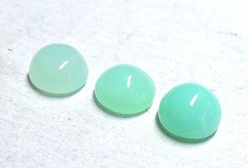 Prachtige partij chalcedonen AQUA 100% natuurlijk Cabochon-