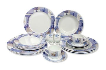 scheepsservies 20 delige set onbreekbaar melamine, Verzenden, Nieuw, Kombuis en Sanitair