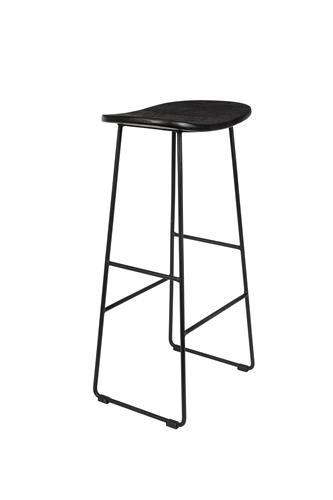 Barkruk - 76 cm - Merel - Zwart - House of Rebels, Verzenden, Nieuw