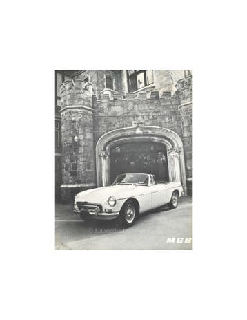 1966 MG MGB LEAFLET ENGELS, Boeken, Nieuw, Author